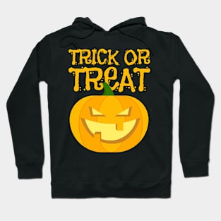 Trick or Treat Halloween pumpkin Hoodie